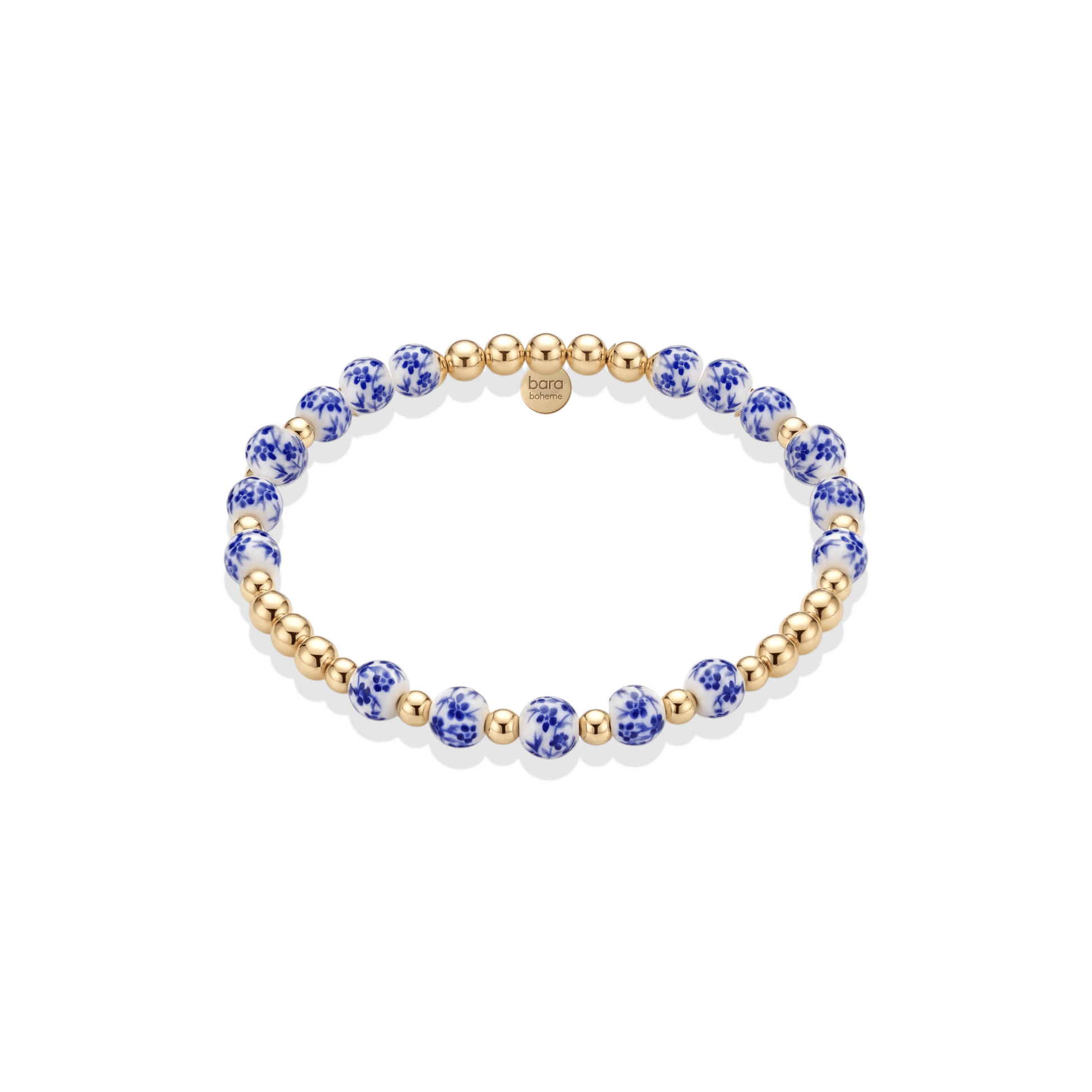 Amalfi Freesia – Porcelain Beaded Bracelet - Bara Boheme
