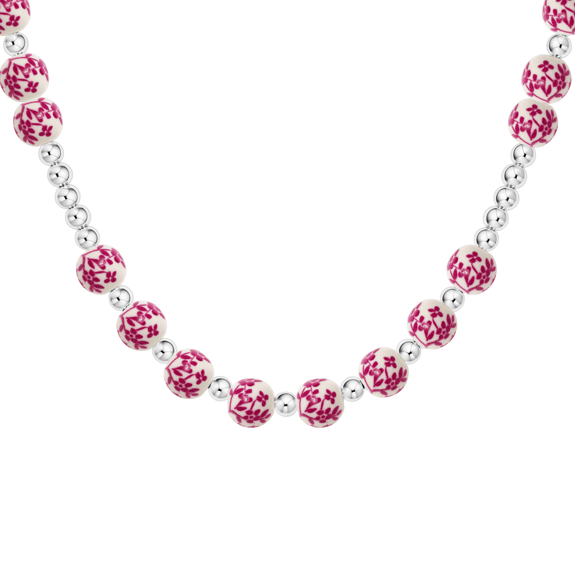 Amalfi Freesia – Porcelain Beaded Necklace - Bara Boheme