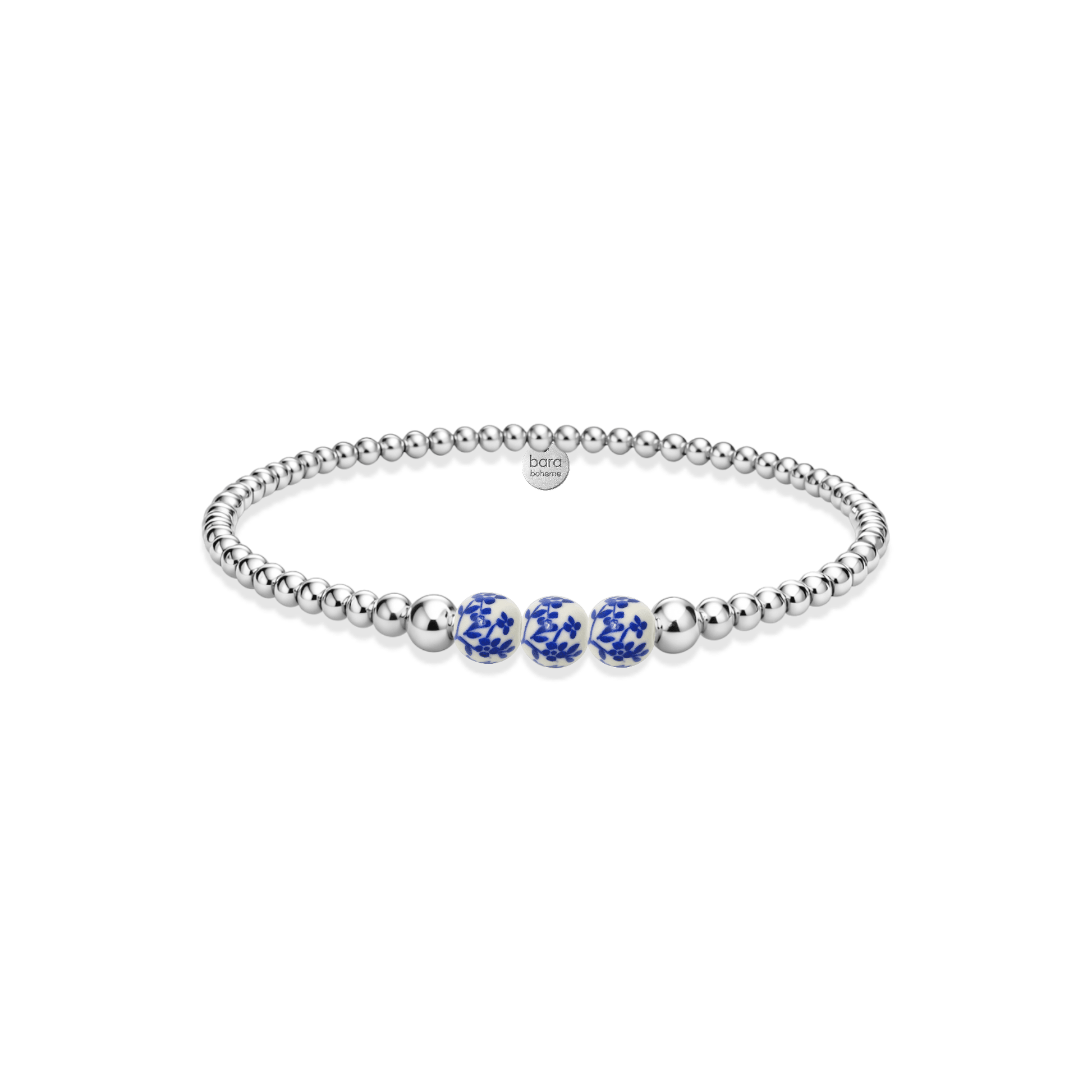 Amalfi Magnolia – Porcelain Beaded Bracelet - Bara Boheme