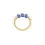Amalfi Magnolia – Porcelain Beaded Ring - Bara Boheme