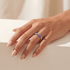 Amalfi Magnolia – Porcelain Beaded Ring - Bara Boheme