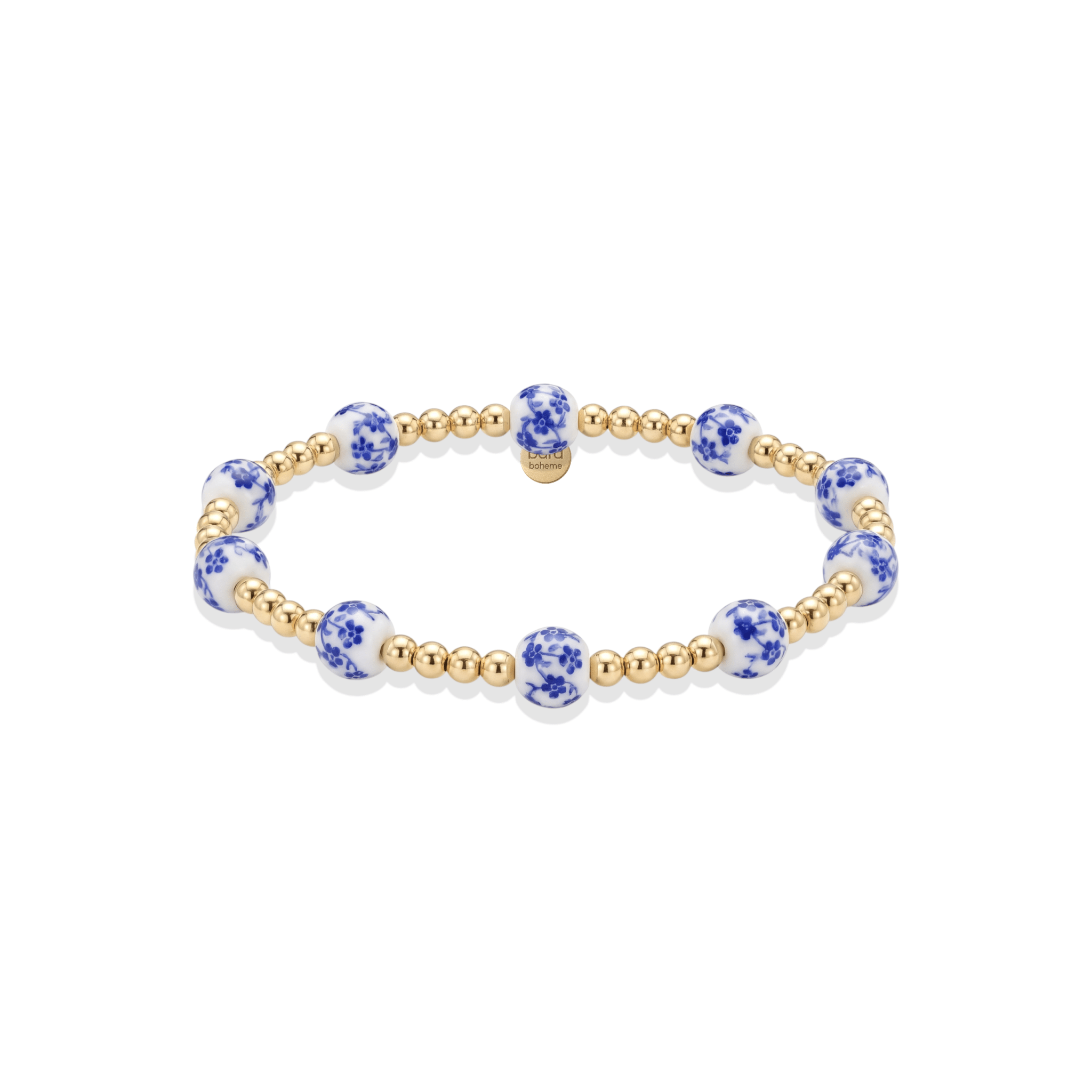 Amalfi Oleander – Porcelain Beaded Bracelet - Bara Boheme