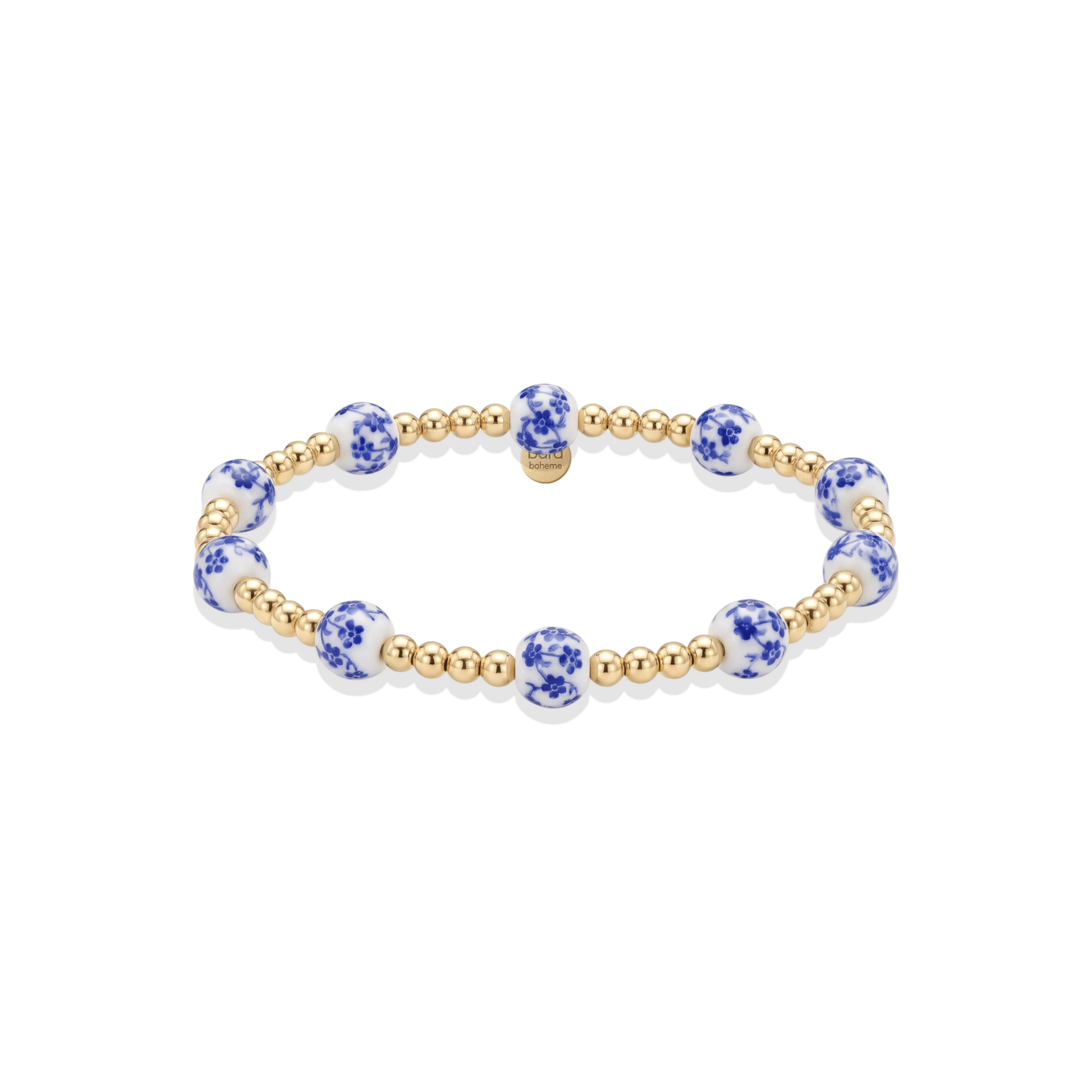 Amalfi Oleander – Porcelain Beaded Bracelet - Bara Boheme