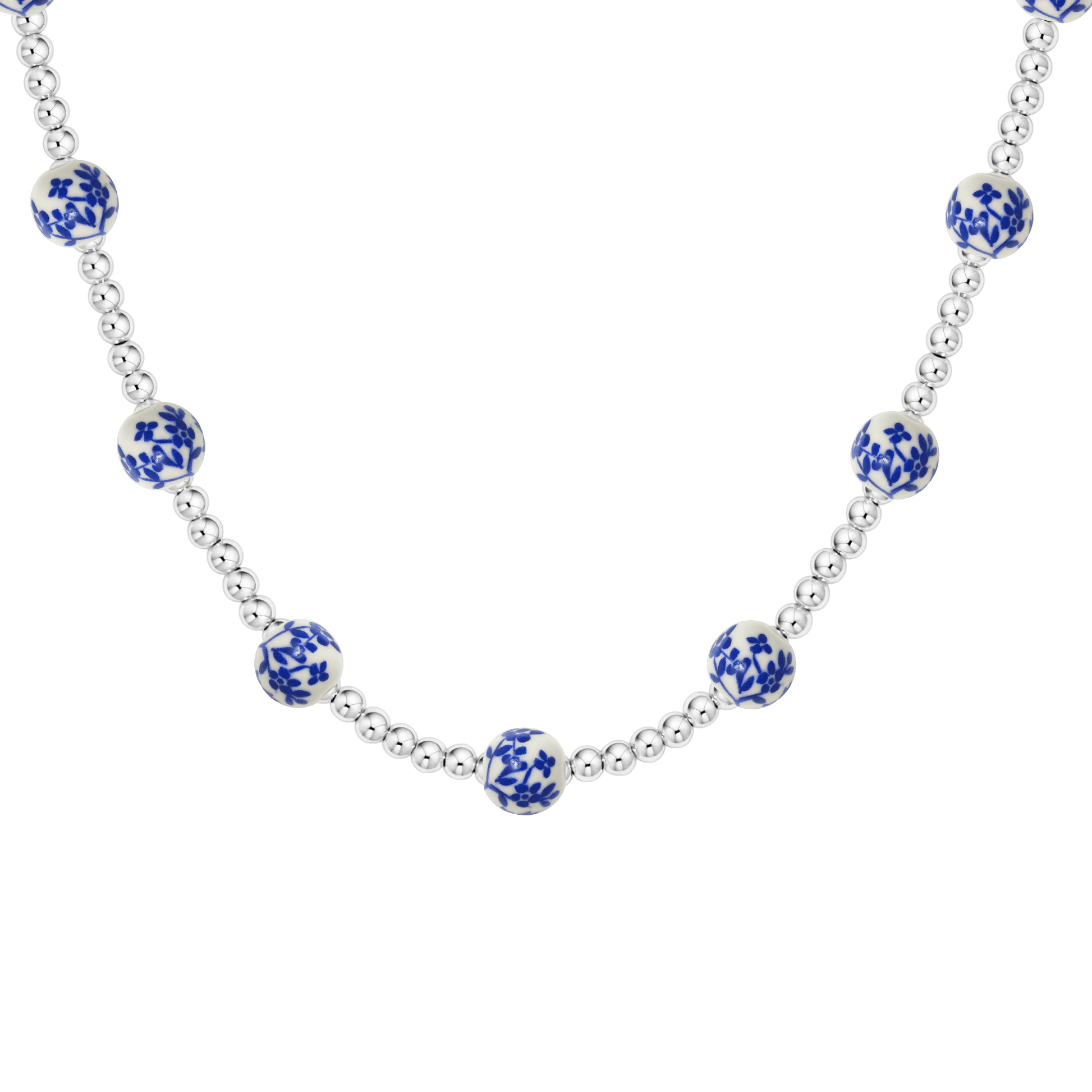Amalfi Oleander – Porcelain Beaded Necklace - Bara Boheme