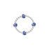 Amalfi Oleander – Porcelain Beaded Ring - Bara Boheme