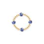 Amalfi Oleander – Porcelain Beaded Ring - Bara Boheme