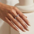 Amalfi Oleander – Porcelain Beaded Ring - Bara Boheme