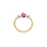 Amalfi Single – Porcelain Beaded Ring - Bara Boheme