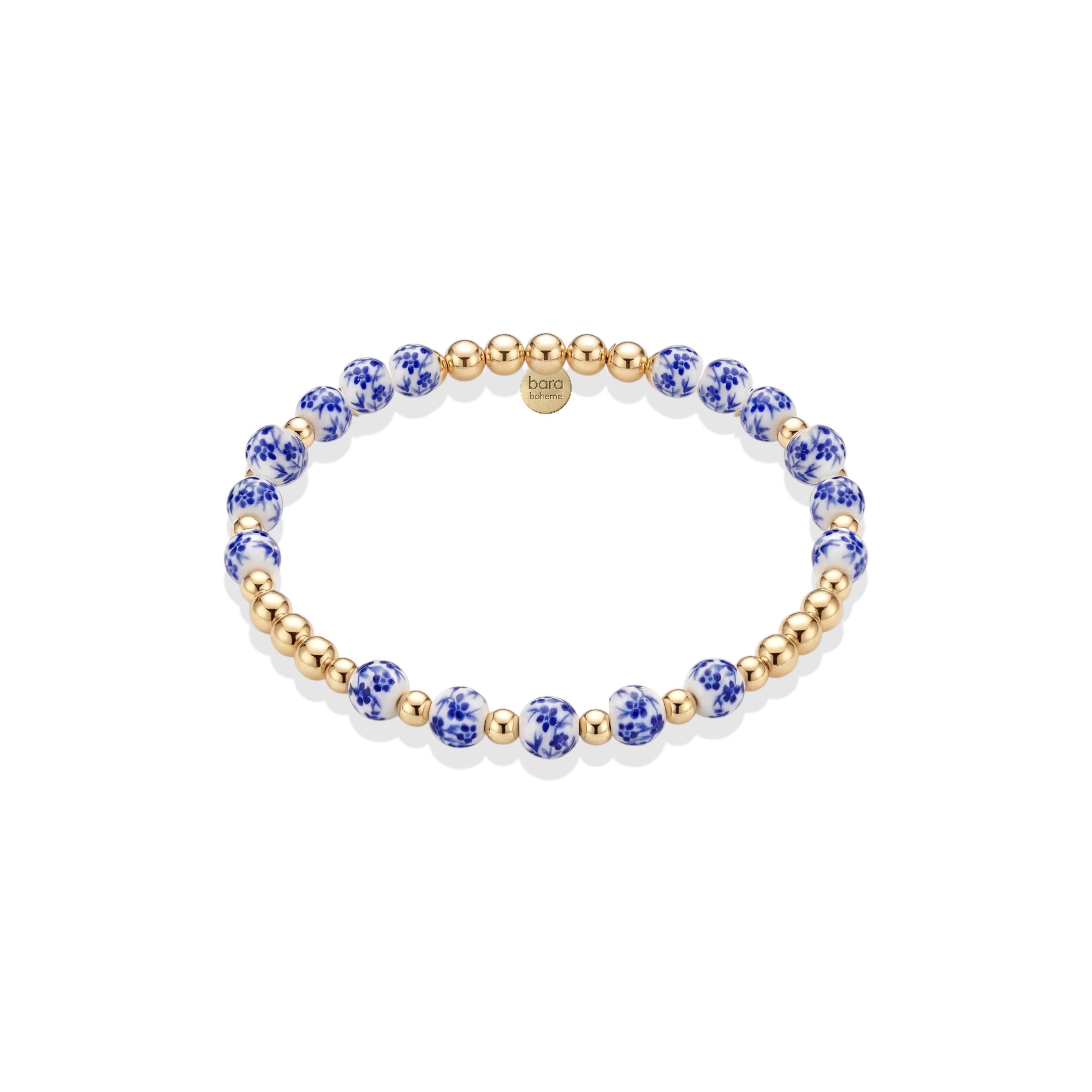 Amalfi Freesia – Porcelain Beaded Bracelet