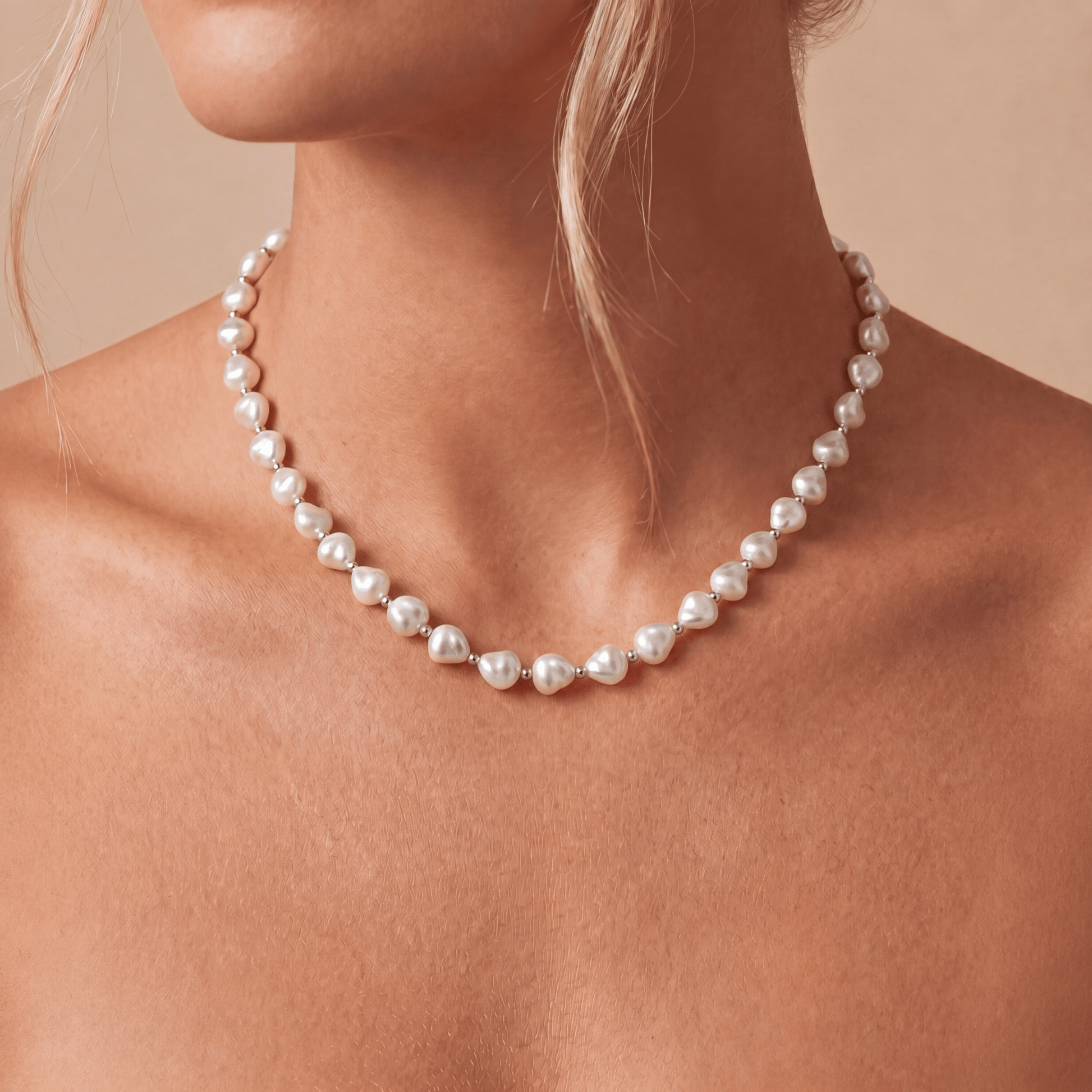 Amelia Pearl Beaded Necklace - Bara Boheme