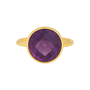 Amethyst | Bezel Ring - Bara Boheme