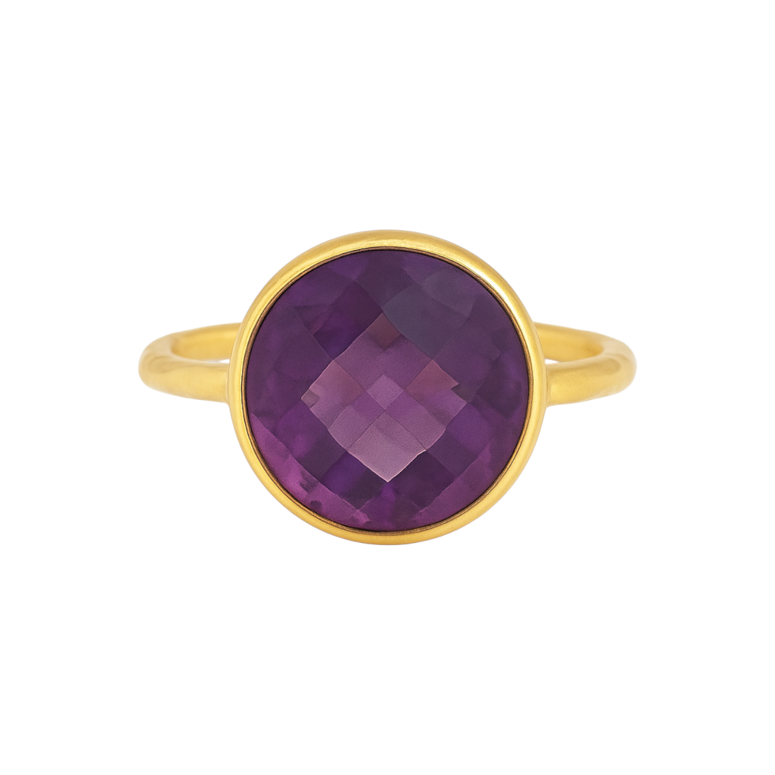 Amethyst | Bezel Ring