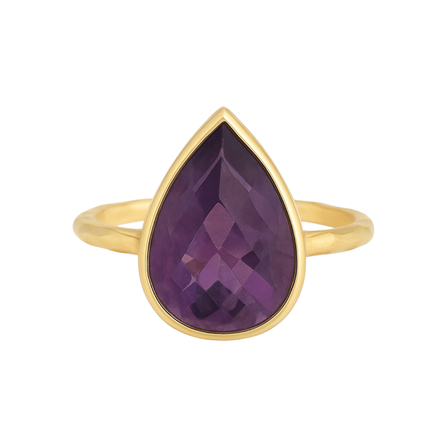 Amethyst | Bezel Ring