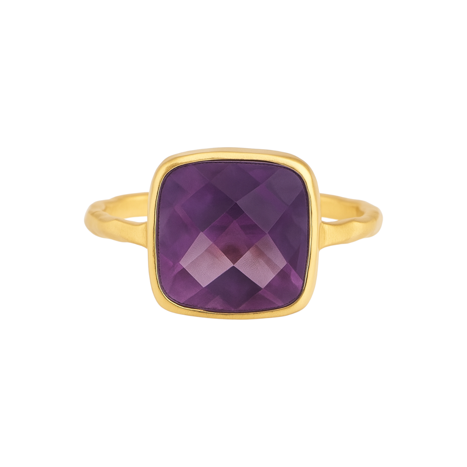 Amethyst | Bezel Ring