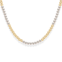 Anna | Gold Filled Beaded Necklace with Pearls - Bara Boheme