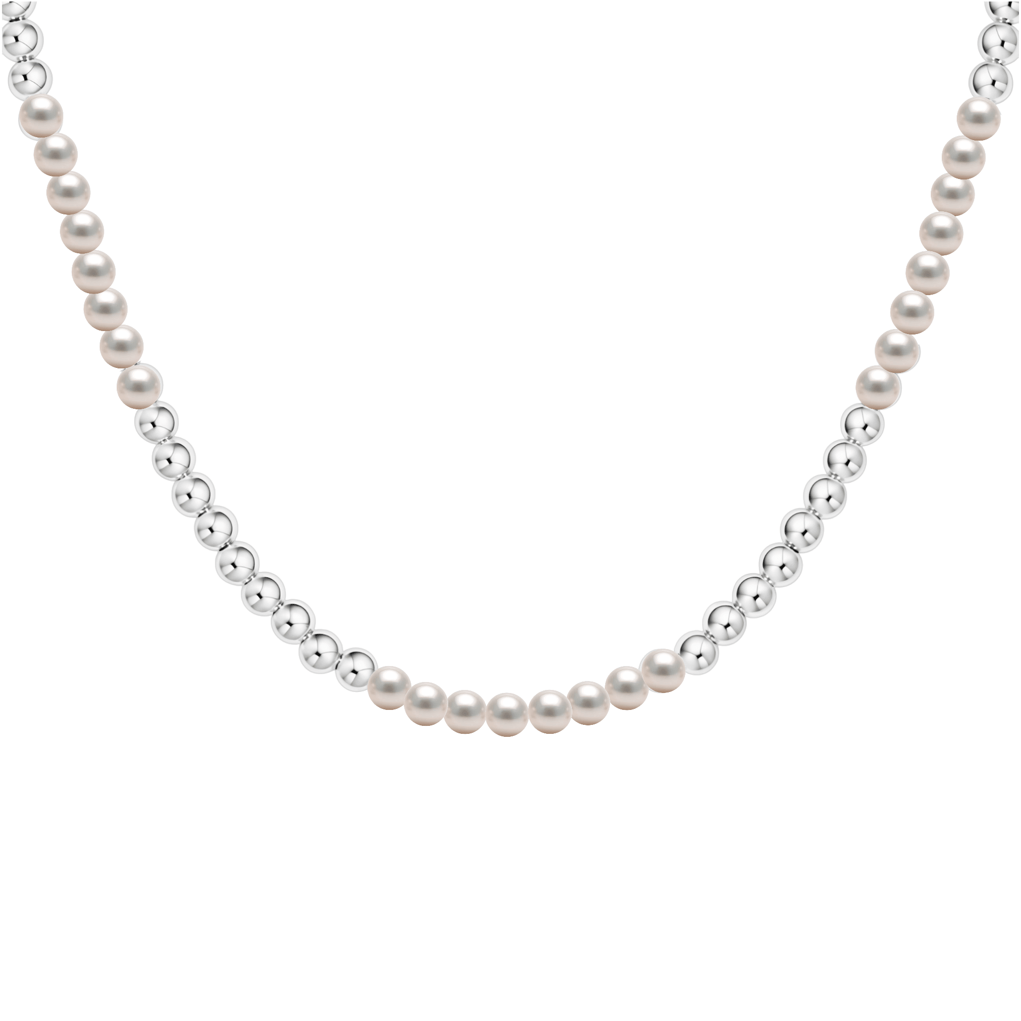 Anna | Gold Filled Beaded Necklace with Pearls - Bara Boheme