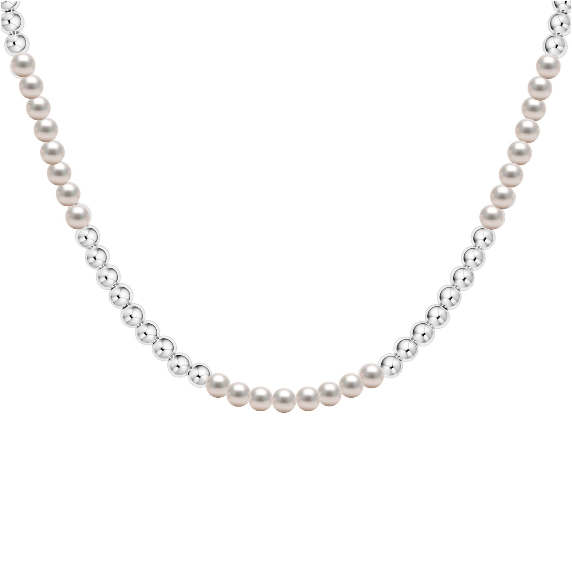 Anna | Gold Filled Beaded Necklace with Pearls - Bara Boheme