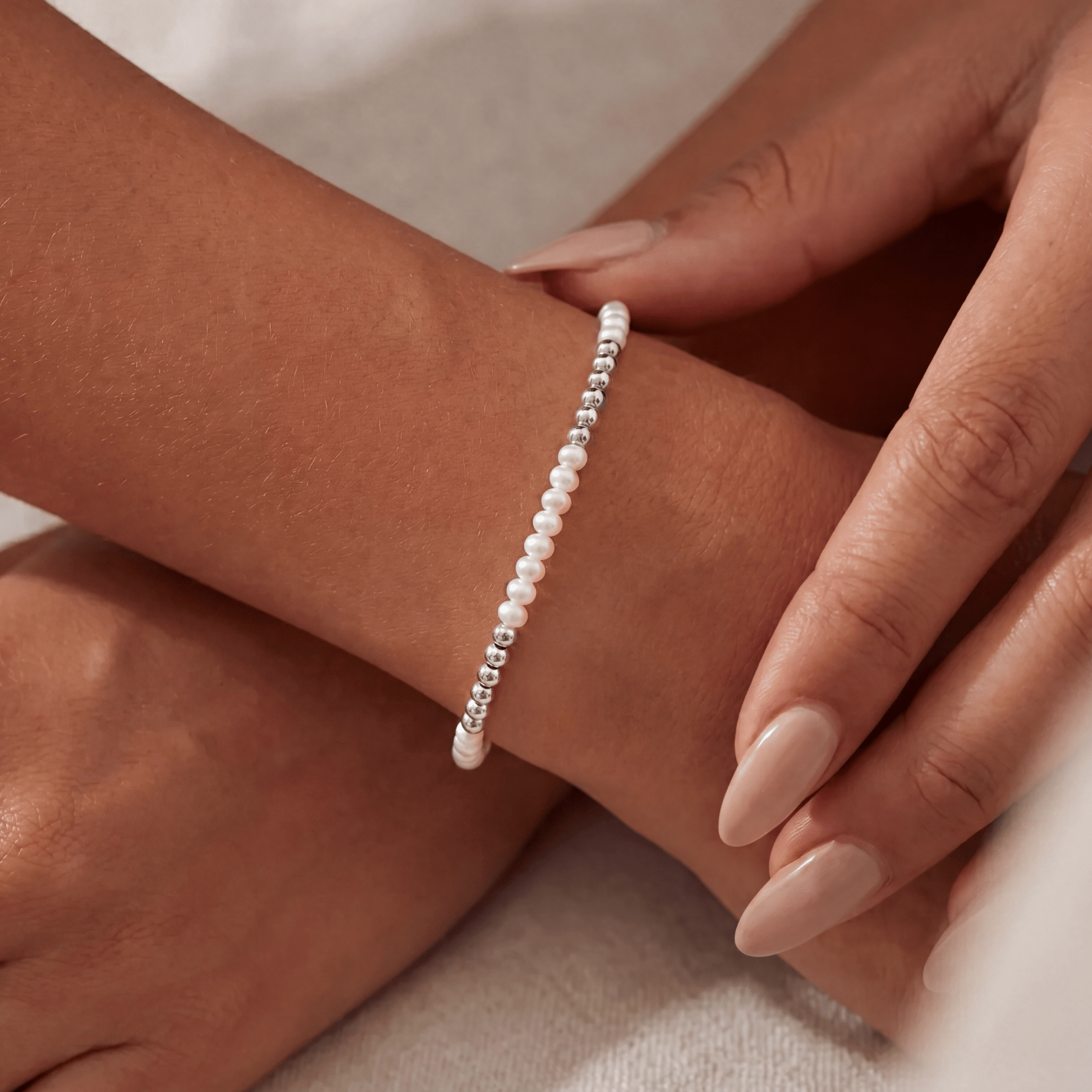 Anna Pearl Beaded Bracelet - Bara Boheme