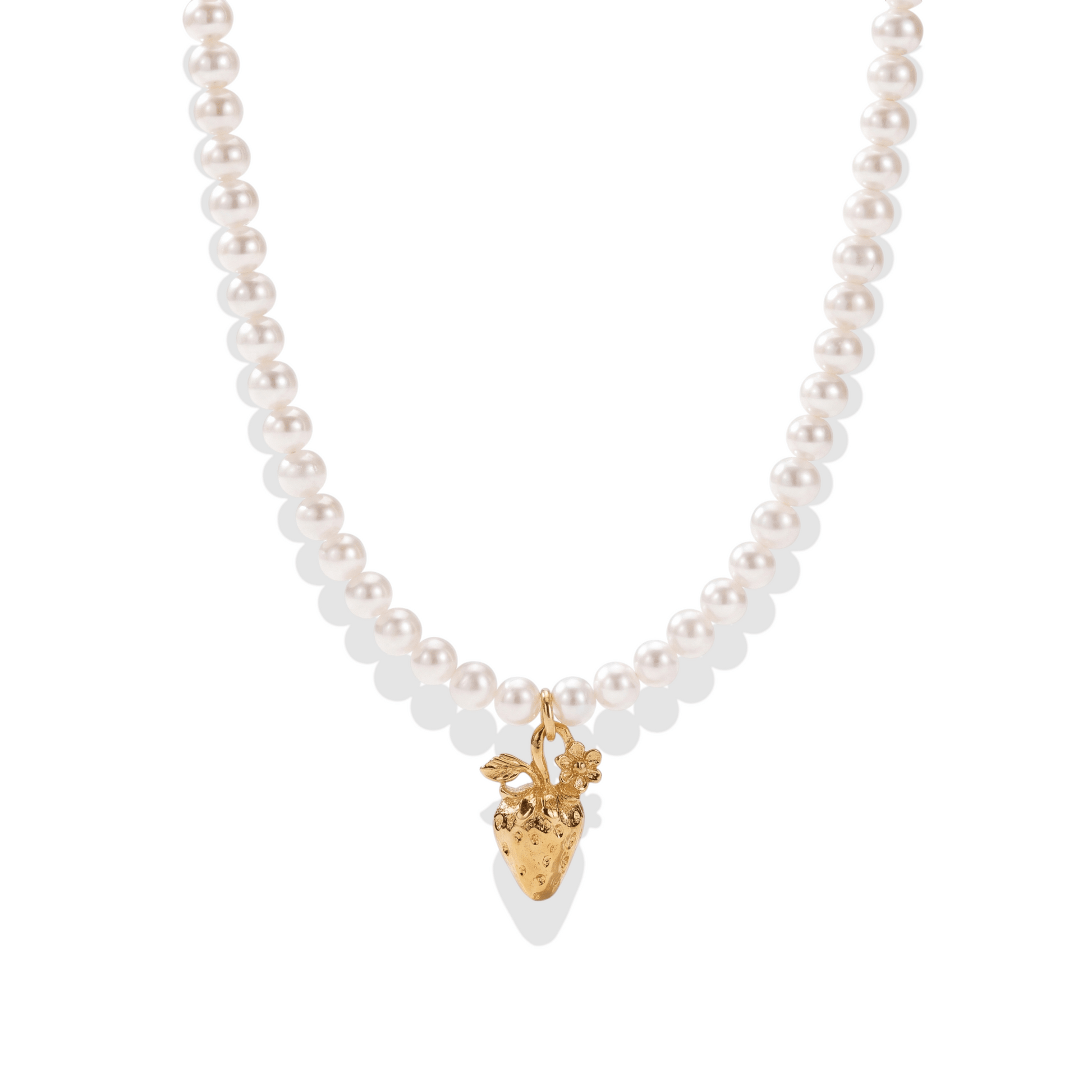 Anne H Strawberry Charm Necklace - Bara Boheme
