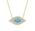 Aphrodite | Pave Evil Eye Necklace - Bara Boheme