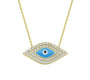 Aphrodite | Pave Evil Eye Necklace - Bara Boheme