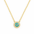 Apollo | Pave Evil Eye Necklace - Bara Boheme