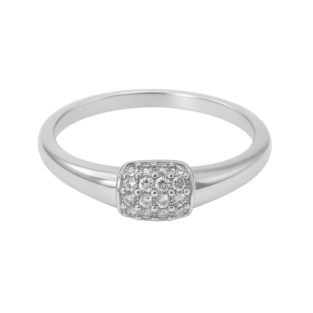 Ari | Pave Gold Plated Ring