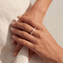 Aria Pearl Beaded Stretchy Ring - Bara Boheme
