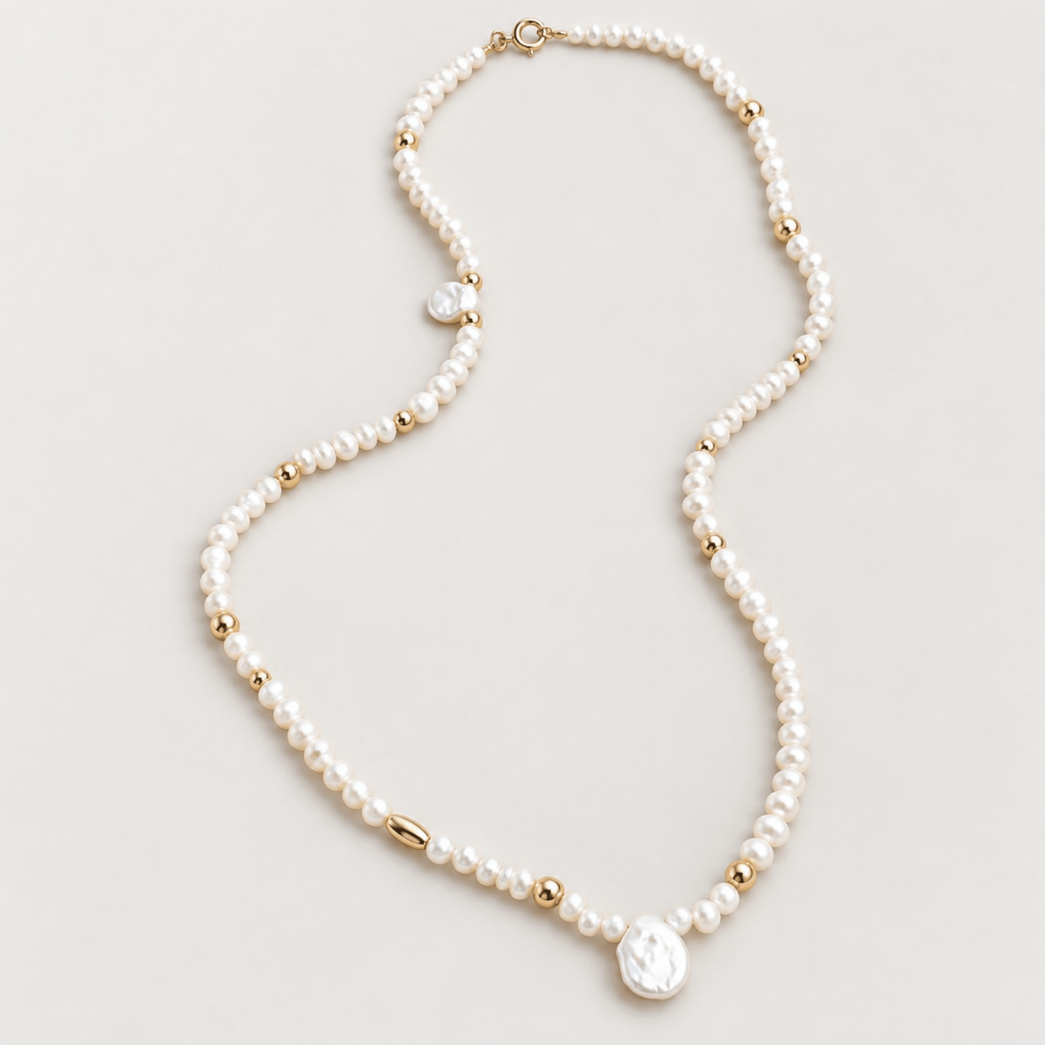 Ariel Pearl Beaded Necklace - Bara Boheme