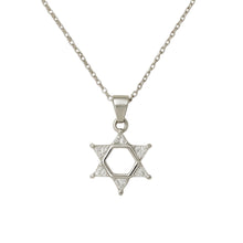 ARIEL | Cubic Zirconia Star Of David Pendant Necklace