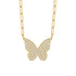 Ashley | Pave Butterfly Necklace - Bara Boheme