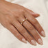 Ashlyn Pearl Beaded Stretchy Ring - Bara Boheme