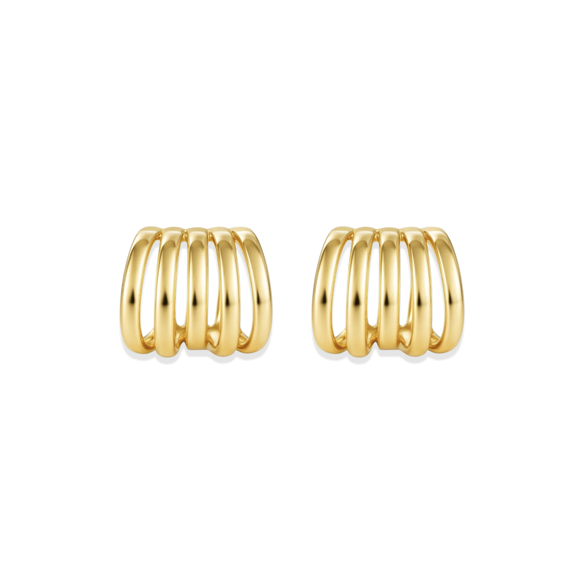 Aster | Gold Hoop Earrings - Bara Boheme