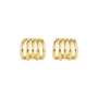 Aster | Gold Hoop Earrings - Bara Boheme