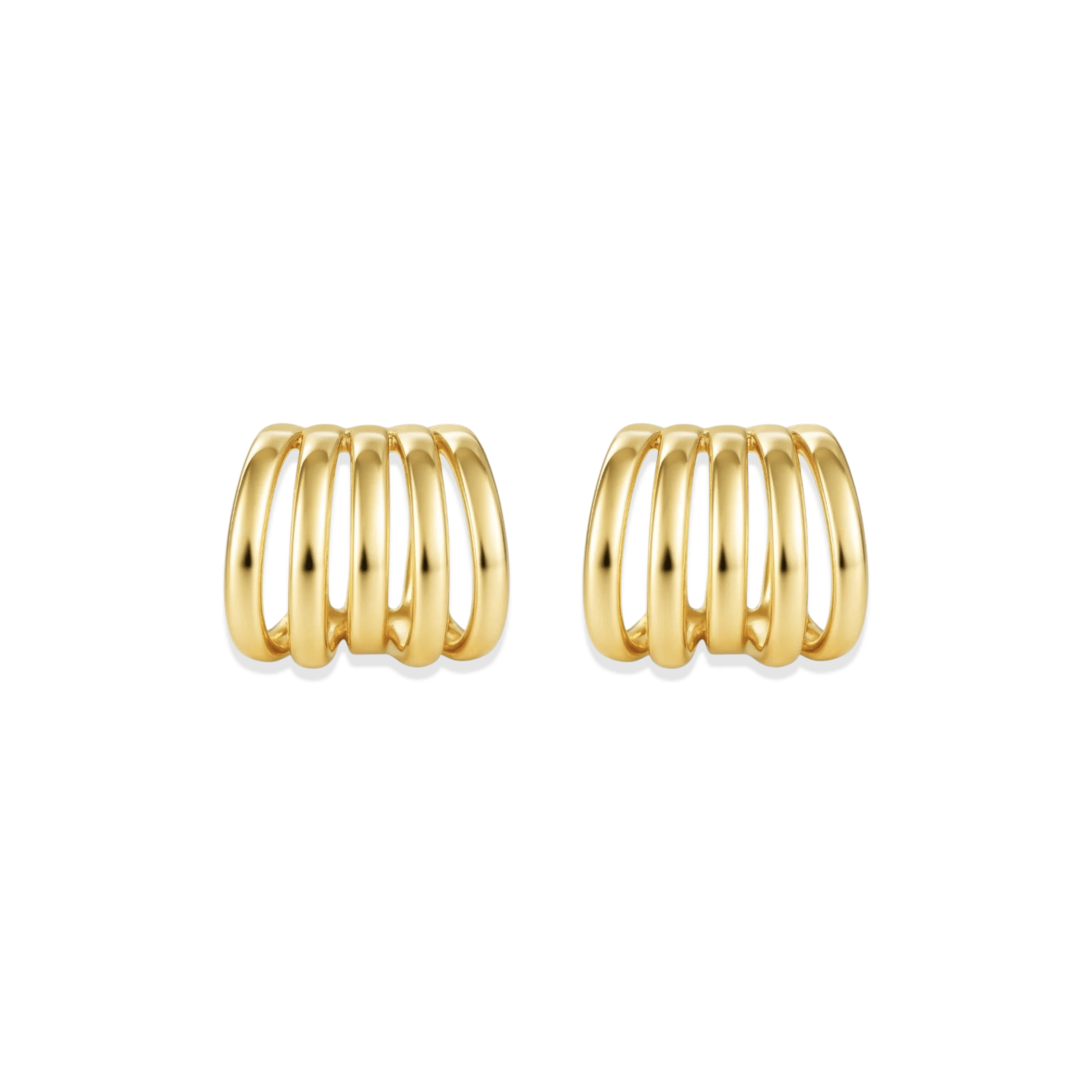 Aster | Gold Hoop Earrings - Bara Boheme