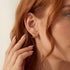 Aster | Gold Hoop Earrings - Bara Boheme
