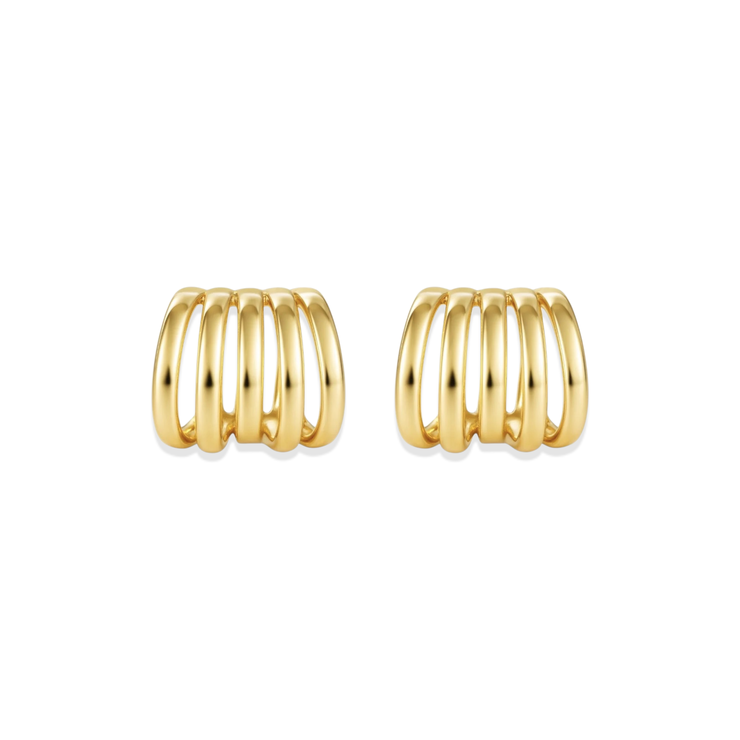 Aster | Gold Hoop Earrings