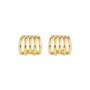 Aster | Gold Hoop Earrings