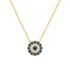Athena | Pave Evil Eye Necklace - Bara Boheme