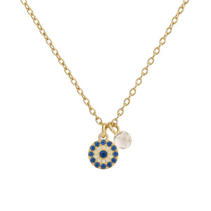 Athena | With Crystal Solitaire Necklace