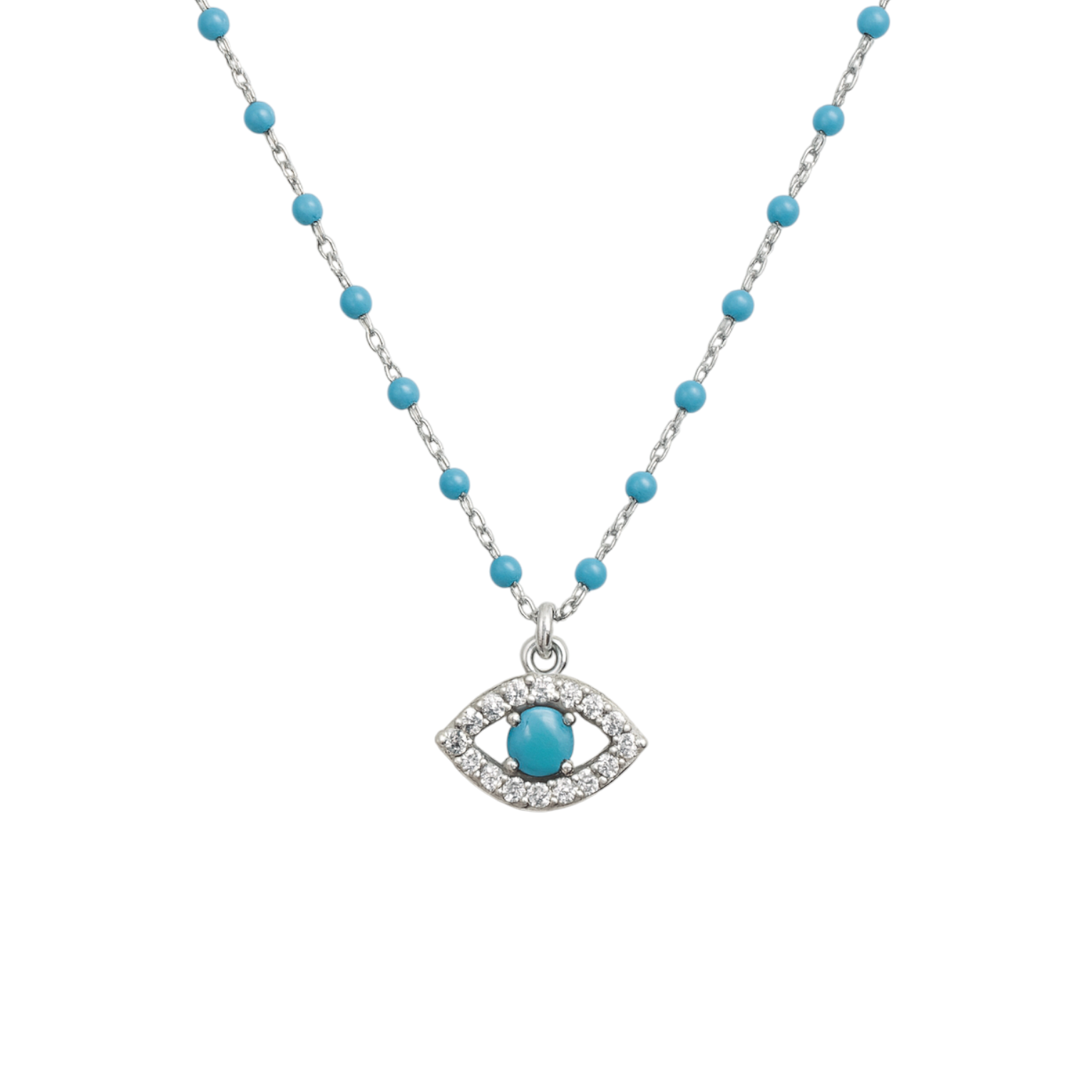 Atlas | Dotted Evil Eye Necklace