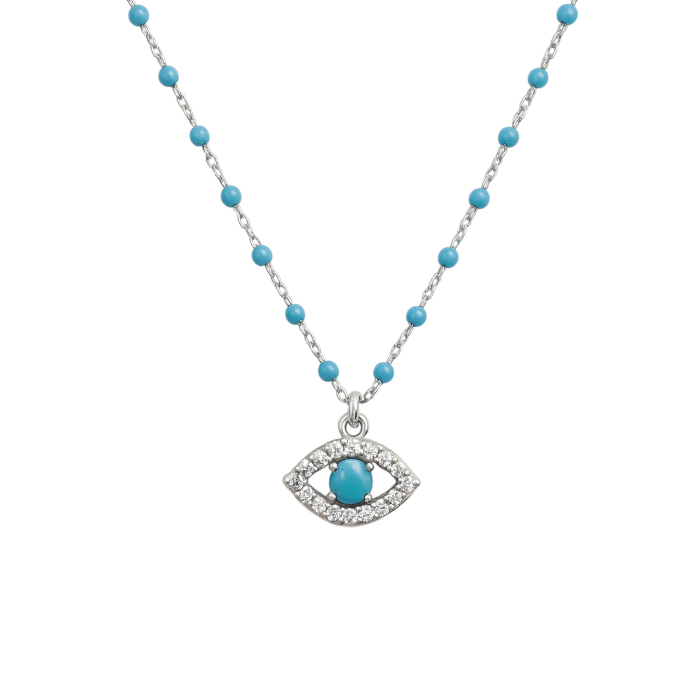 Atlas | Dotted Evil Eye Necklace