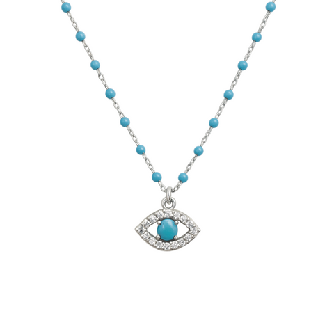 Atlas | Dotted Evil Eye Necklace