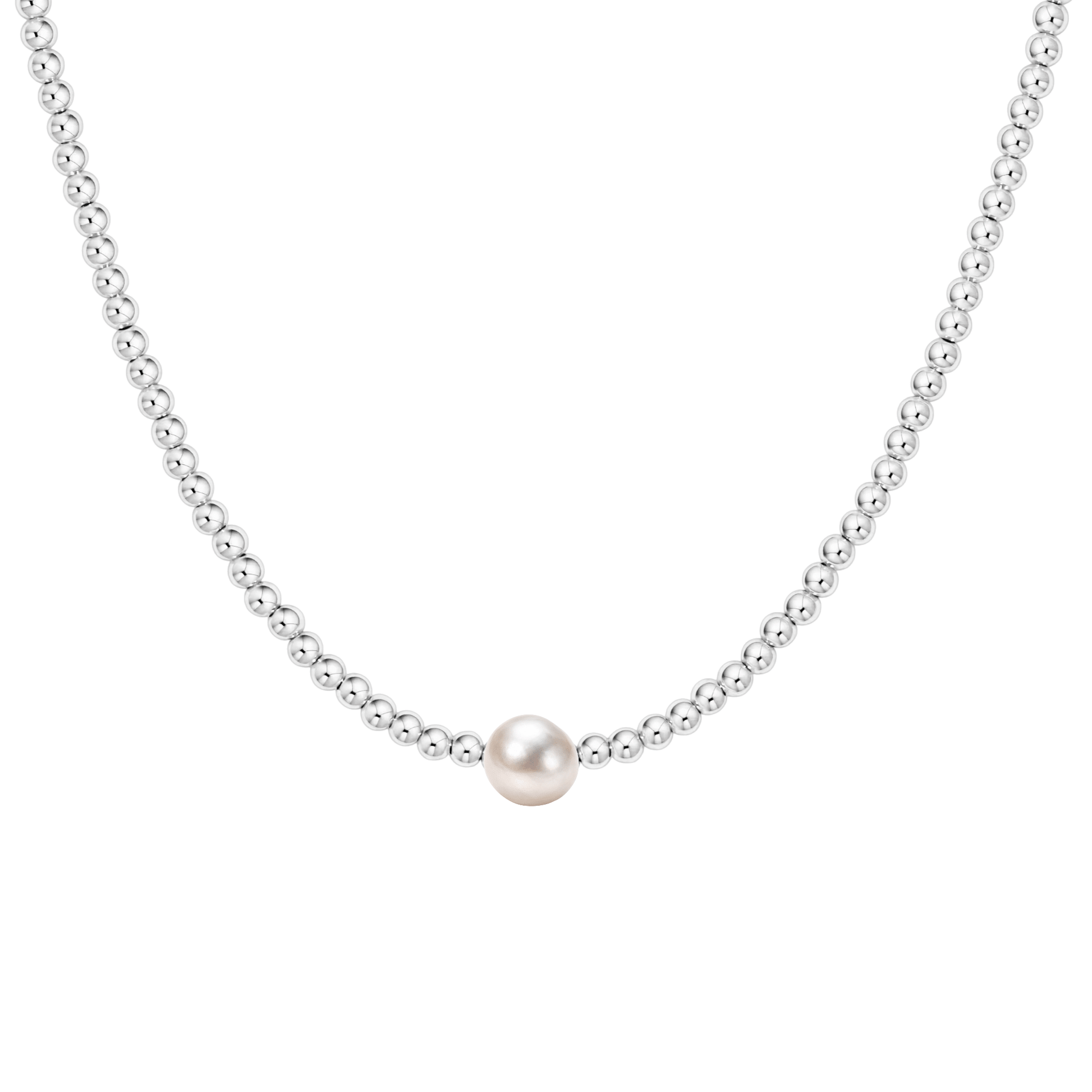 Audrey | Gold Filled Beaded Necklace with Pearls - Bara Boheme