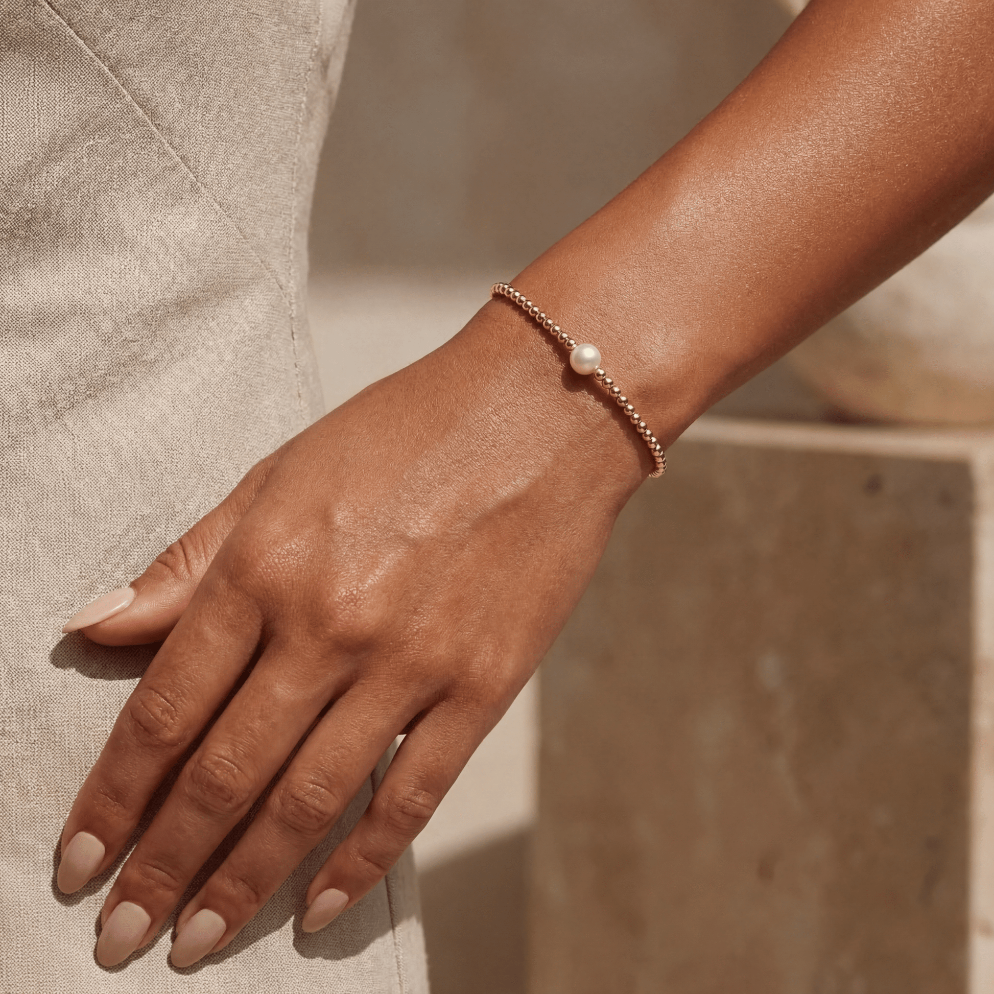 Audrey Pearl Beaded Bracelet - Bara Boheme