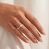 Audrey Pearl Beaded Stretchy Ring - Bara Boheme