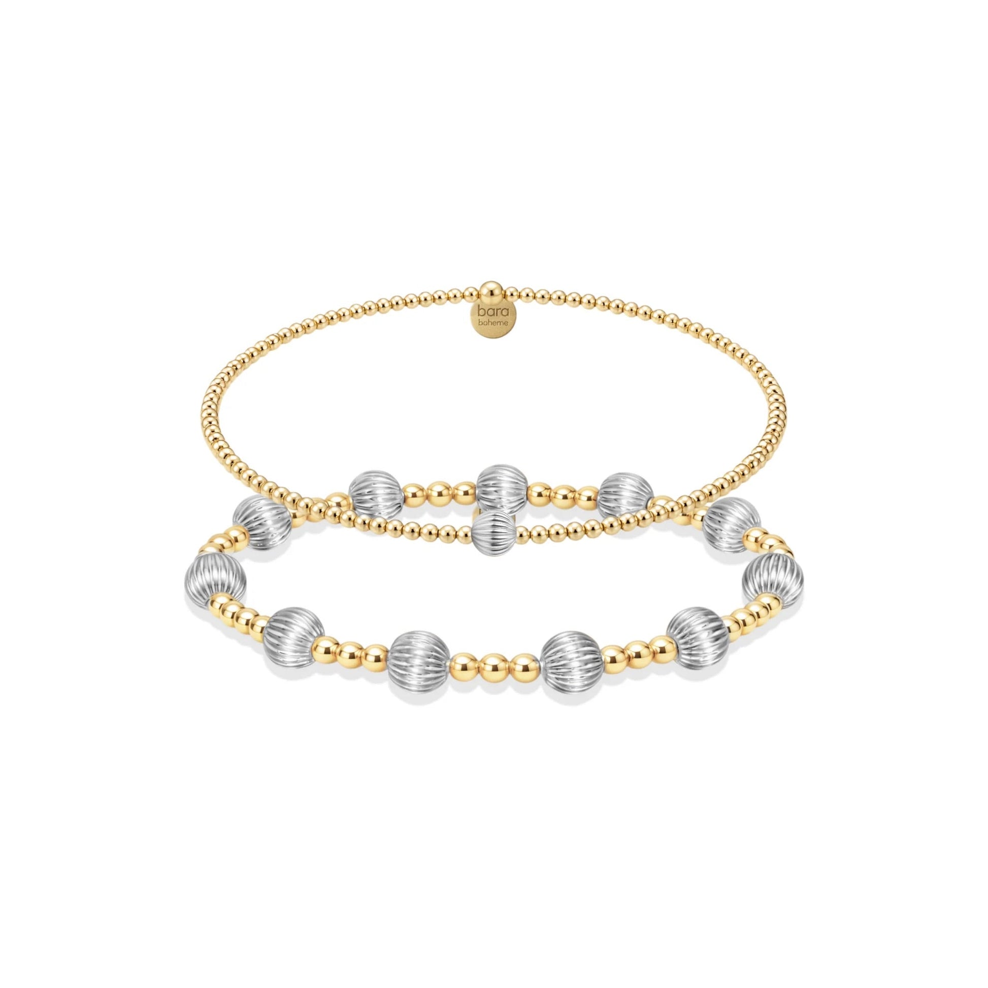 Aura Beaded Bracelet Duo Stack - Bara Boheme