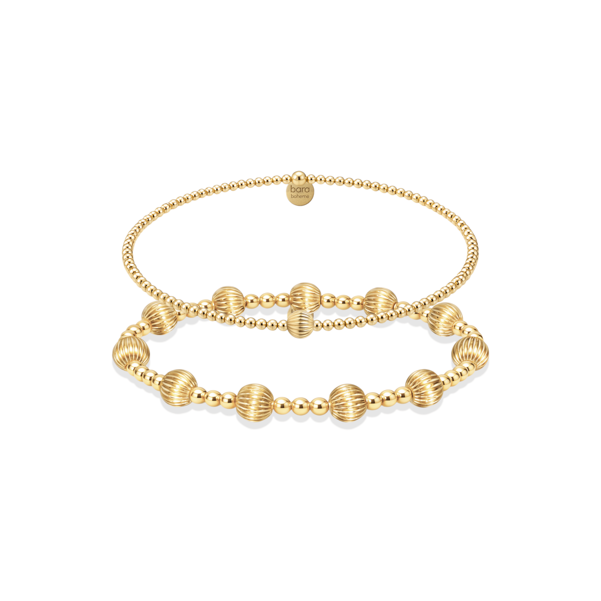 Aura Beaded Bracelet Duo Stack - Bara Boheme