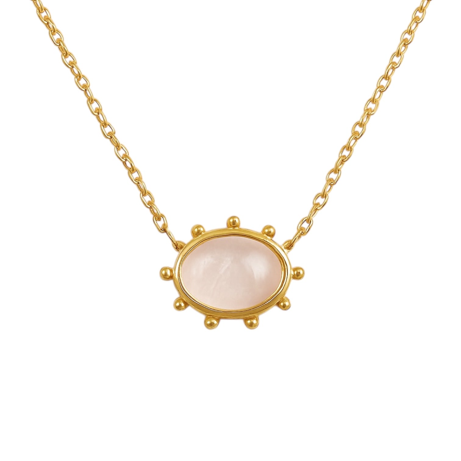 Aurora | Gold Plated MOP Necklace