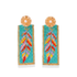 Azra Mosaic Drop Earrings - Bara Boheme
